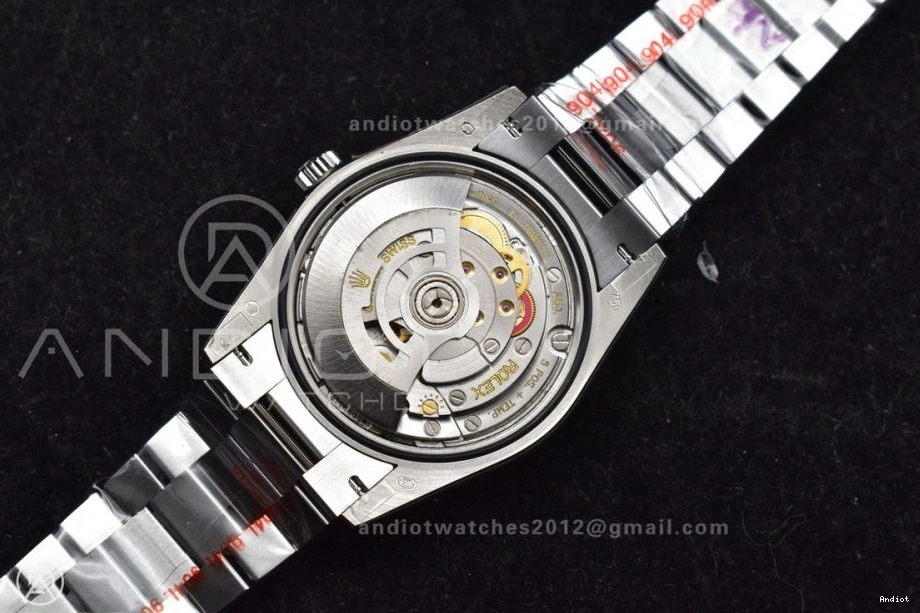 President Best vr3255 Steel (Gain Bracelet Blue SS Dial DayDate 904L Roman 36 on Weight) V5 QF Edition Light 0427